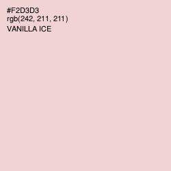 #F2D3D3 - Vanilla Ice Color Image